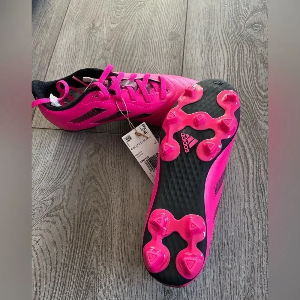 Adidas Goletto VIII Kids Pink Soccer Shoes